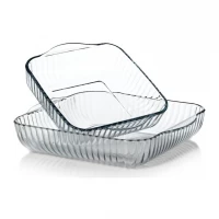 Набор квадратных форм для запекания (59384+59394) 2пр.  (BORCAM) Pasabahce Турция