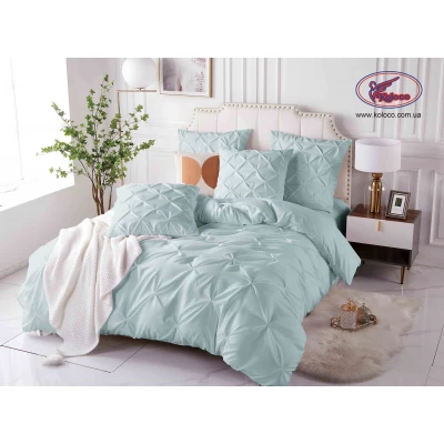 Постельный комплект Двуспальный Koloco защипы
