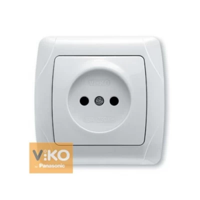 Розетка без заземления белая ViKO Carmen
