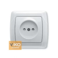 Розетка с шторками без заземления ViKO Carmen
