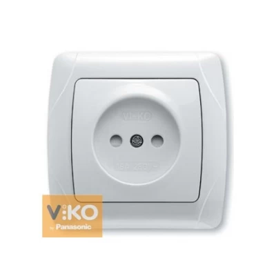 Розетка с шторками без заземления ViKO Carmen