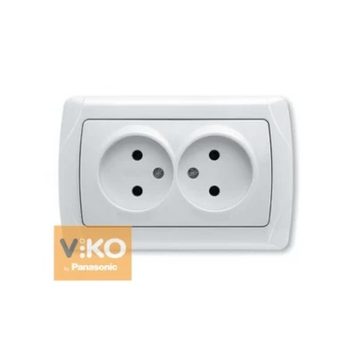 Розетка 2-ая без заземления ViKO Carmen