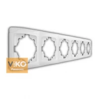 Рамка 6-я вертикальная белая ViKO Carmen