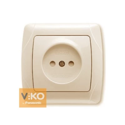 Розетка с шторками без заземления ViKO Carmen