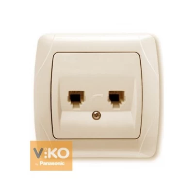 Розетка TF 2-ая крем ViKO Carmen