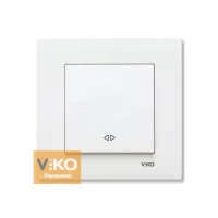 Выключатель 1-кл. реверсивный белый ViKO Karre