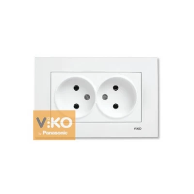 Розетка 2-ая без заземления ViKO Karre