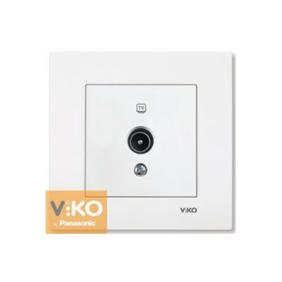 Розетка TV концевая белая ViKO Karre