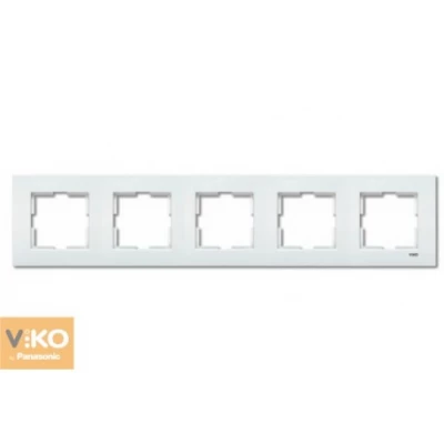 Рамка 5-я горизонтальная белая ViKO Karre Рамка 5-я горизонтальная белая ViKO Karre