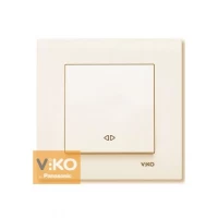 Выключатель 1-кл. реверсивный Крем ViKO Karre 