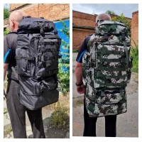 Рюкзак Х099 на 110л. Плотная ткань 600D на подкладке, трансформер
