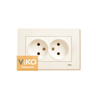 Розетка 2-ая без заземления ViKO Karre