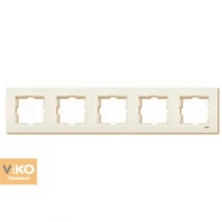 Рамка 5-я горизонтальная крем ViKO Karre