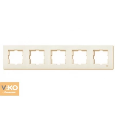 Рамка 5-я горизонтальная крем ViKO Karre Рамка 5-я горизонтальная крем ViKO Karre