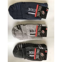 Носки СПОРТ ликра хлопок махра мужская 42-45. Цвет: ассорти