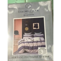 Постельное белье Фланель- ткань размер Евро