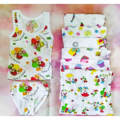 Майка с трусами Лето (тонкий кулир) 2120 Размеры 26-34 Майка с трусами Лето (тонкий кулир) 2120 Размеры 26-34