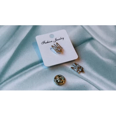 Брошь клипса, Трезуб