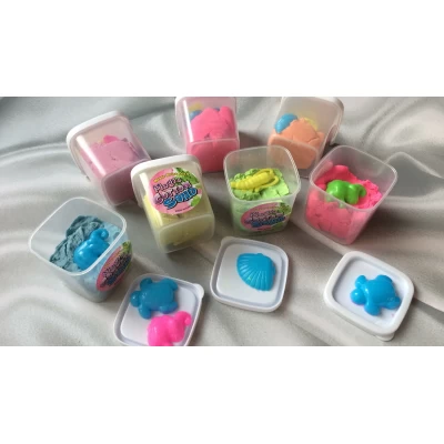 Cotton пластилин в баночке, с фигурками