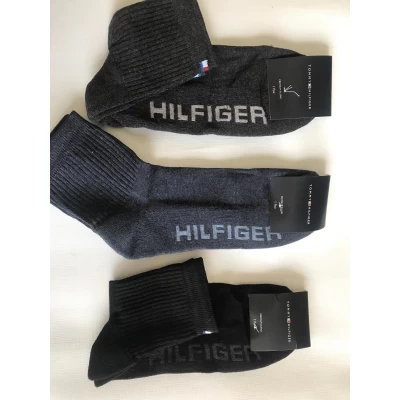 Носки TOMMY HILFIGER ликра хлопок махровая стопа 42-45 . Цвет: ассорти. Производство Турция