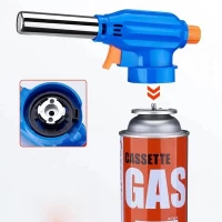 Портативная газовая горелка SF-129/SF-158 на баллончик с пьезоподжигом