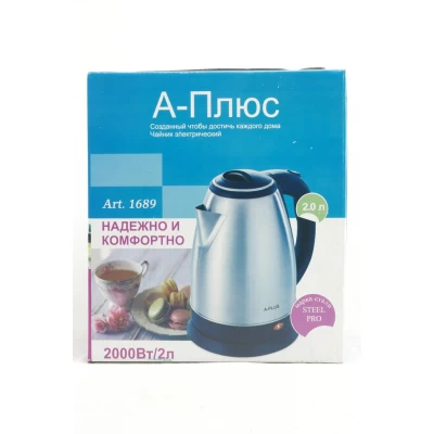 Электрочайник 2л 2000 Вт A-PLUS 1689