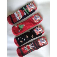 Носки INALTUN ликра хлопок махра женская 36-40 Новый год