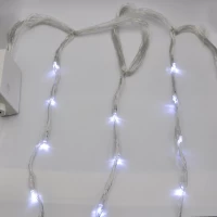 Гирлянда-водопад (Curtain-Lights) Itrains 200W-2 внутренняя, пров.:прозрачный, 2м*2 (Белый)