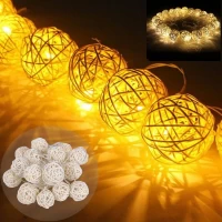 Xmas гирлянда BULB WW 20M 20BALLS