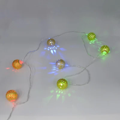 Гирлянда-нить (String-Lights) 20Parts-M внутренняя, пров.:прозрачный, 3м (Разноцветная)