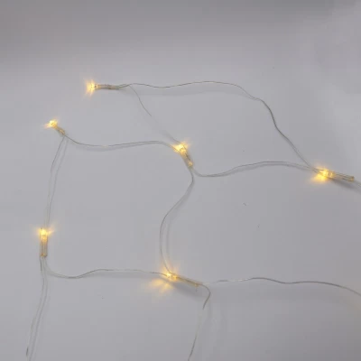 Гирлянда-сетка (Net-Lights) NET120WW-1 внутренняя, пров.:прозрачный, 1.5м (Белый-теплый)