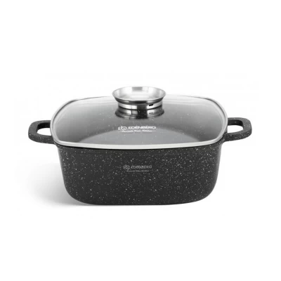 Казан EDENBERG EB-8112 (3,7 л, 26см, квадратный, гранитный)