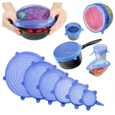 Крышки универсальные силиконовые Крышки универсальные силиконовые