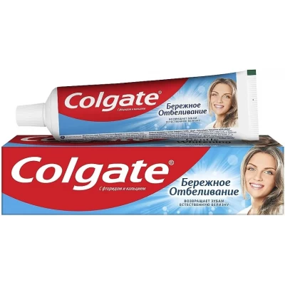 Зубная паста Colgate Бережное отбеливание 100мл Зубная паста Colgate Бережное отбеливание 100мл