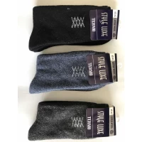 Носки STYLE LUXE шерсть с махрой мужская 40-45. Цвет : ассорти