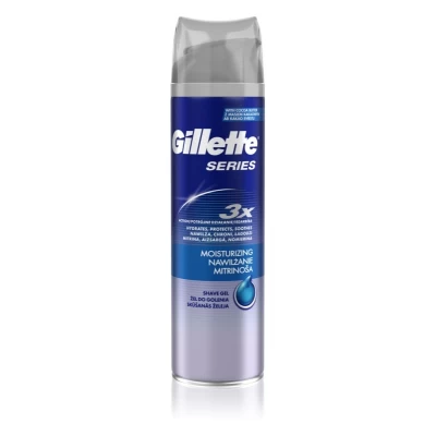 Гель для бритья Gillette Series Mousrurizingl 200мл