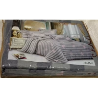 Постельный комплект Евро бязь (политкатон 75 плотность), расцветки в ассортименте