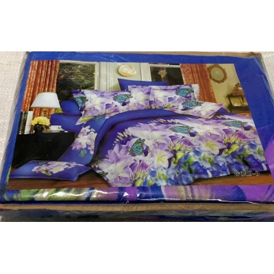 Постельный комплект Двойной бязь (политкатон 75 плотность), расцветки в ассортименте