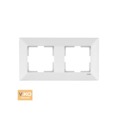 Рамка 2-я горизонтальная белый Meridian