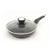 Сковорода 20 См Гранитное Покрытие С Крышкой A-PLUS 1479