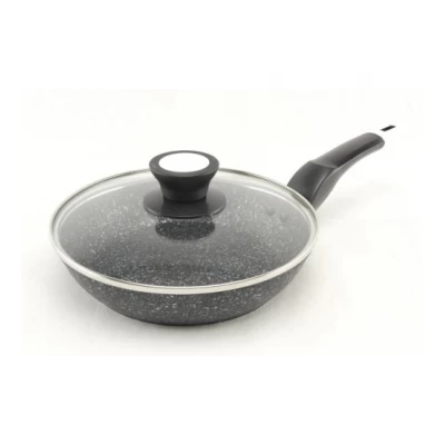 Сковорода 20 См Гранитное Покрытие С Крышкой A-PLUS 1479