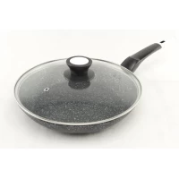 Сковорода 26 См с Крышкою, Гранитное Покрытие A-PLUS 1482