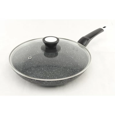 Сковорода 26 См с Крышкою, Гранитное Покрытие A-PLUS 1482