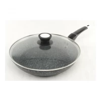 Сковорода 28 См с Крышкою, Гранитное Покрытие A-PLUS 1478	