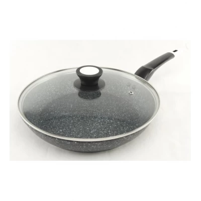 Сковорода 28 См с Крышкою, Гранитное Покрытие A-PLUS 1478