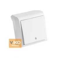 Выключатель 1-кл. белый проходной ViKO Vera 