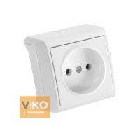 Розетка без заземления белая ViKO Vera 