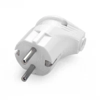 Вилка с заземлением VIKO угловая