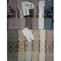 Полотенце Хлопковое махровое для баня 70*140 Турция, в ассортименте	