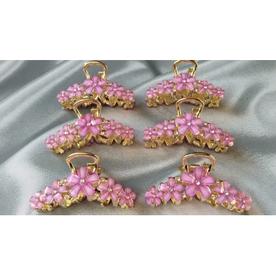 Краб металл, золото цветок 6,5 см Краб металл, золото цветок 6,5 см